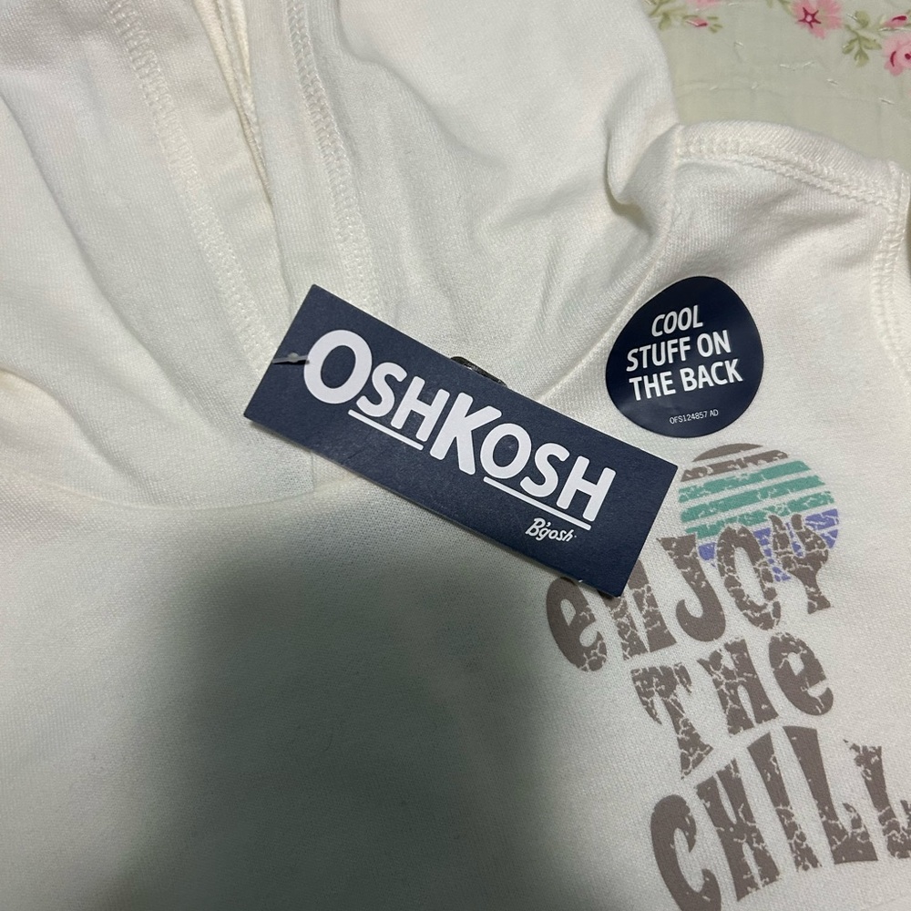 NWT OshKosh ride the wave hoodie size 4 - Picture 2 of 4